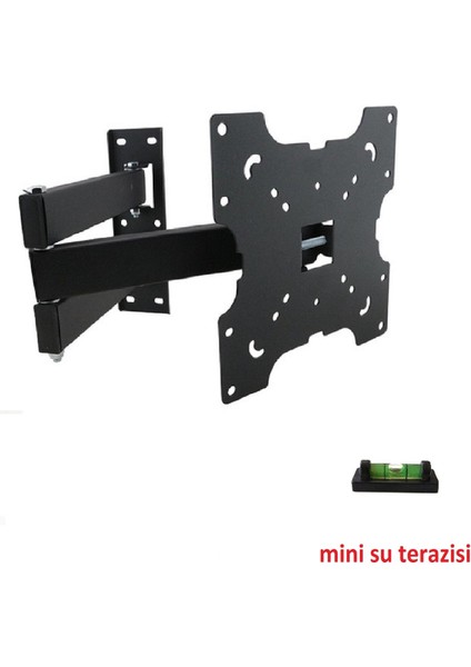 32 42 Inç Inch Arası Uyumlu LCD LED Tv Hareketli Çiftkol Askı Aparatı