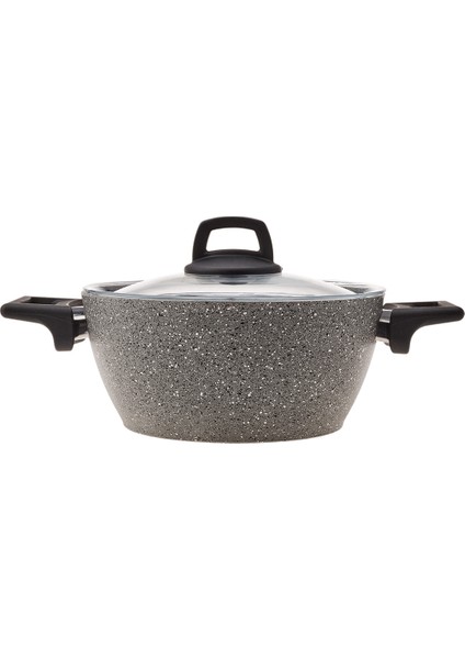 Biogranit Stella Grey 11 Parça Bıçak Seti Hediyeli Tencere