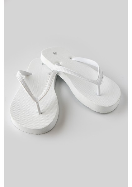 Kadın Rahat Eva Parmak Arası Beyaz Plaj Terliği Flipflops fiyatları