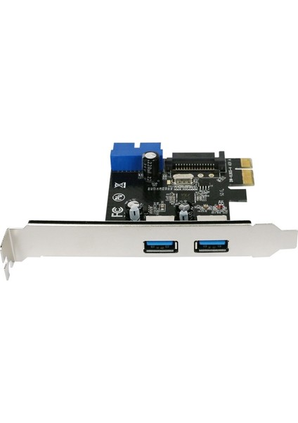 4703 Pci Express USB 3.0 2 Port Sata Güç 19 Pin Çoklayıcı Kart