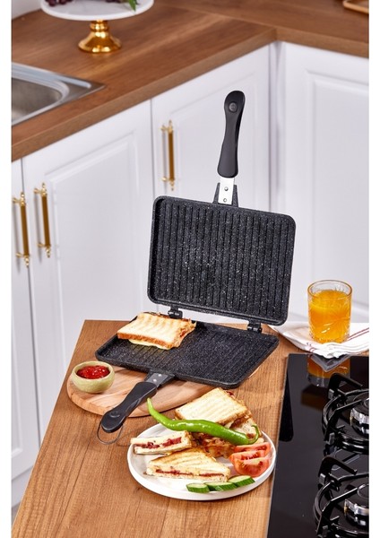 Viva Xl Döküm El Tostu Siyah