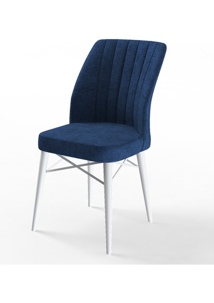 Concept Aya Serisi, 80X132 Açılabilir Beyaz Mutfak Masa Takımı, 4 Sandalye 1 Bench