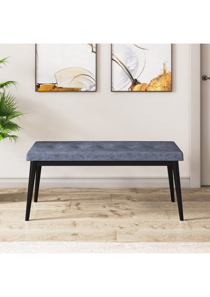 Concept Aya Serisi, 80X132 Açılabilir Siyah Mermer Desen Mutfak Masa Takımı, 4 Sandalye 1 Bench modelleri