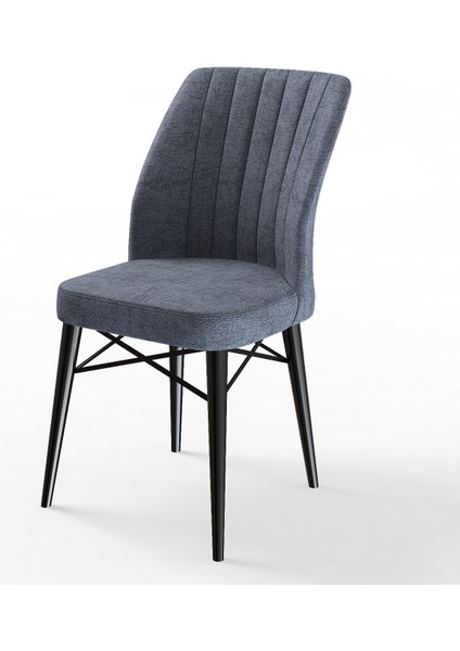 Concept Aya Serisi, 80X132 Açılabilir Siyah Mermer Desen Mutfak Masa Takımı, 4 Sandalye 1 Bench fırsatları