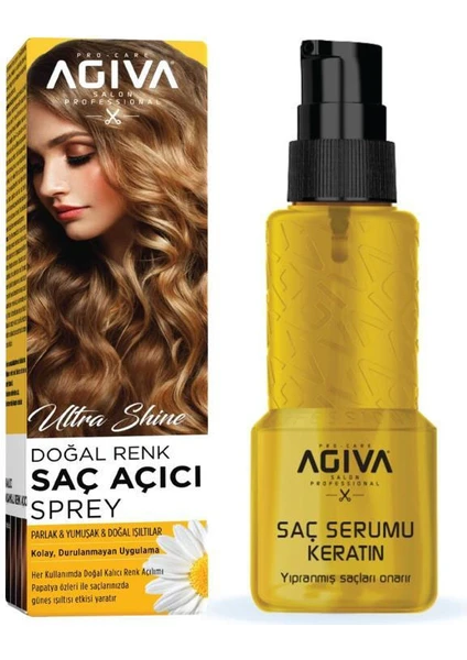 Saç Açıcı Keratinli Serum Seti