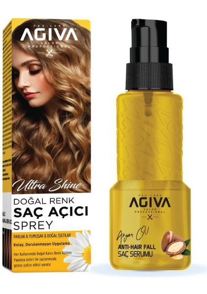 Saç Açıcı Argan Oil Serum Seti