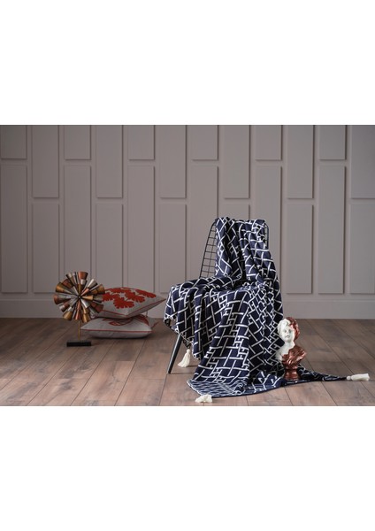 Triko Tv Battaniyesi 130X170CM - Safir Siyah