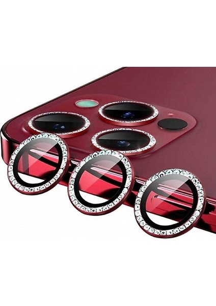 Iphone 11 Pro / Pro Max Taşlı Kamera Koruma Lensi