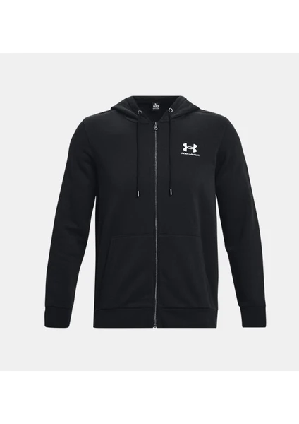 Under Armour Erkek UA Essential Fleece Tam Boy Fermuarlı Kapüşonlu Üst 1373881-001