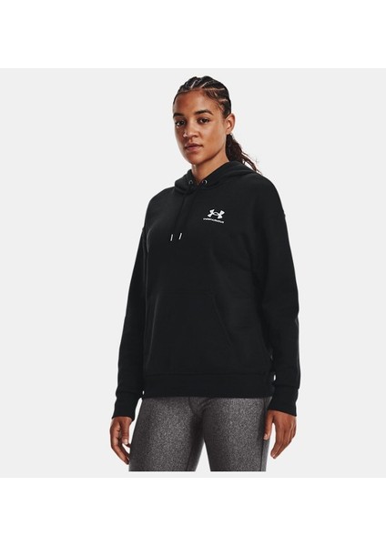 Kadın UA Essential Fleece Kapüşonlu Üst 1373033-001