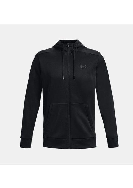 Fleece Erkek Siyah Günlük Sweatshirt.001