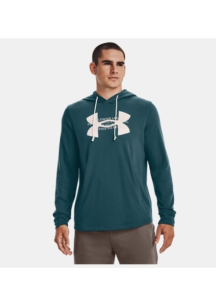 Under Armour Erkek UA Rival Terry Logo Kapüşonlu Üst 1373382-716