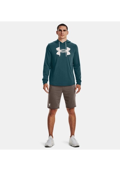 Under Armour Erkek UA Rival Terry Logo Kapüşonlu Üst 1373382-716