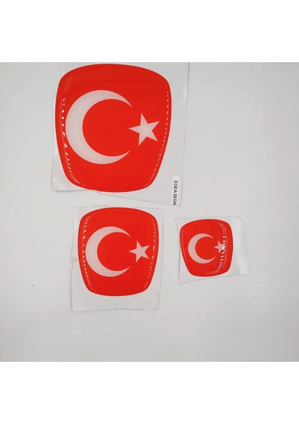 Fiat Egea Sedan Uyumlu Ay Yıldız Türk Bayrağı Logo Set (3'lü) fiyatları