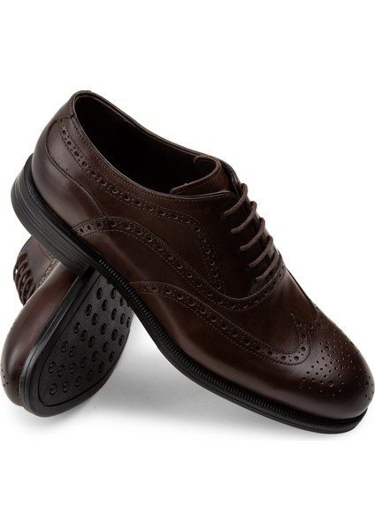 Deri Kahverengi Klasik Erkek Ayakkabı modelleri