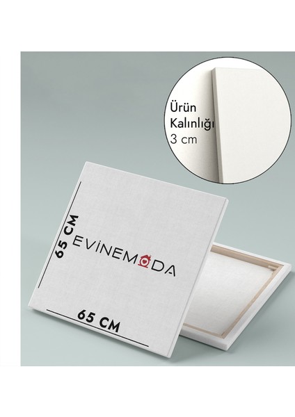 Bisikletimi Seviyorum Tek Parça Kare 65X65 cm Kanvas - Canvas Tablo modelleri