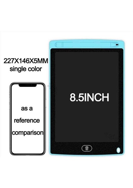 8"5 Çocuk ve Yetişkinler Için LCD Yazı ve Resim Çizim Tablet ve Kalemi