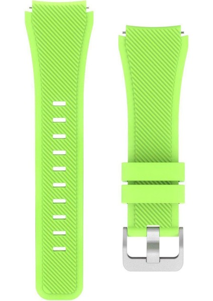 Amazfit Stratos 3 Için Silikon Kordon Fıstık Yeşili