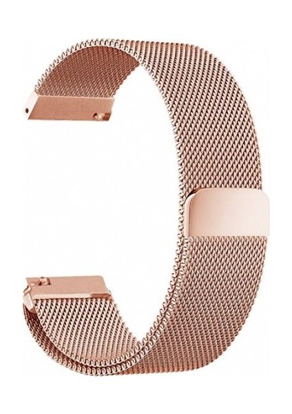 Samsung Galaxy Watch Gear 2(R-380-381-382) Için Mıknatıslı Milanese Kordon Rose Gold