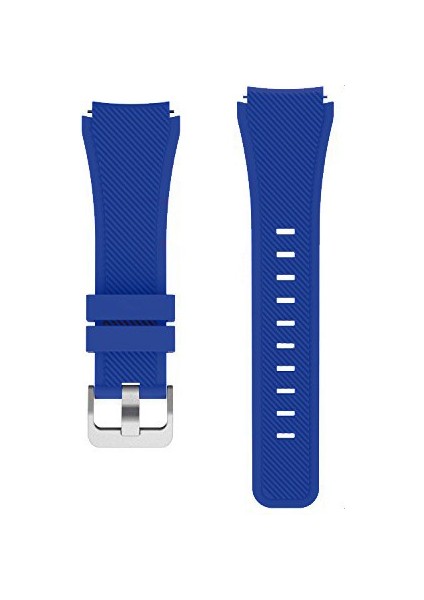 Huawei Watch Gt 2 46 mm Için Silikon Kordon Koyu Mavi