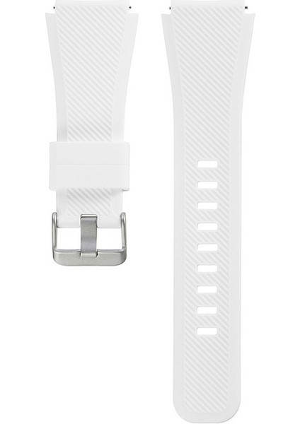 Amazfit Stratos Için Silikon Kordon Beyaz