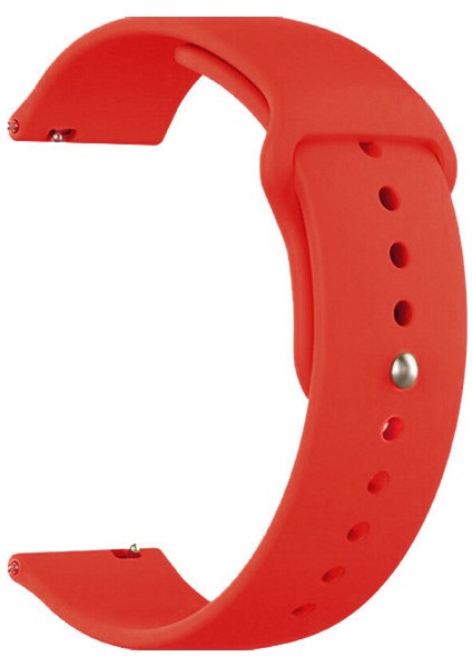 Fossil Q Gazer Için Silikon Kordon Kayış Kırmızı