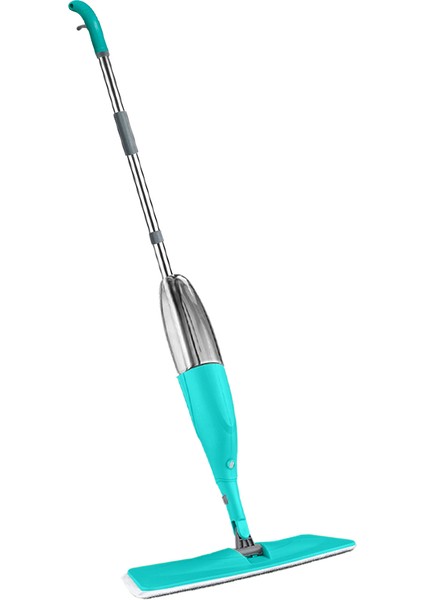 Shiny Sprey Mop Very Peri-Yeşil 2'li + Yedek Mop Bez 2'li Temizlik Seti