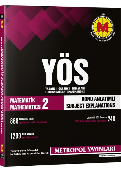 2023 Yeni Dönem-Yös Matematik-2 (Konu Anlatımlı-Örnek Çözümlü)