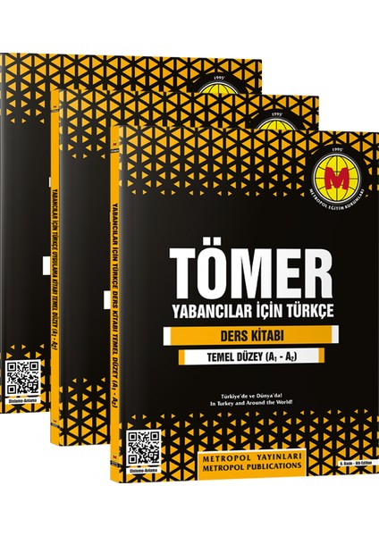 2023 Yeni Dönem-Tömer-Yabancılar Için Türkçe Öğretim Seti (A1-A2) Temel Düzey