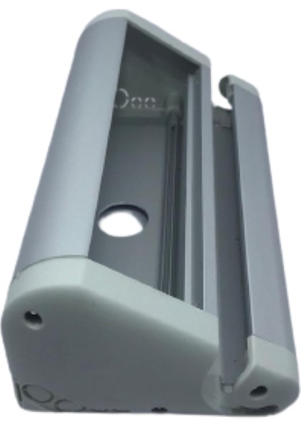 8 Modül Açılı Alüminyum Priz Kasası Seti Eloksal+Siyah Boş fiyatları