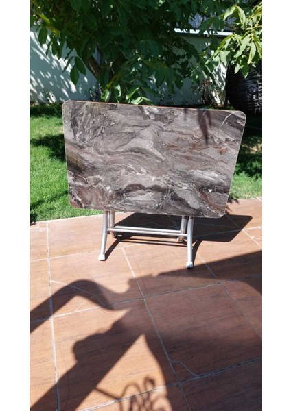 Dekoratif Katlanır Masa Bahçe ve Çalışma Masası (60*90)