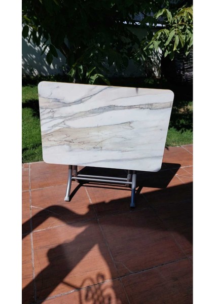 Dekoratif Katlanır Masa Bahçe ve Çalışma Masası (60*90)