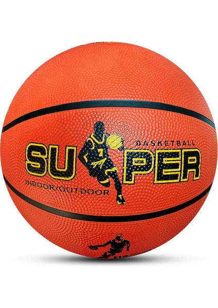 Super 7 Numara Basketbol Topu Basket Topu Turuncu