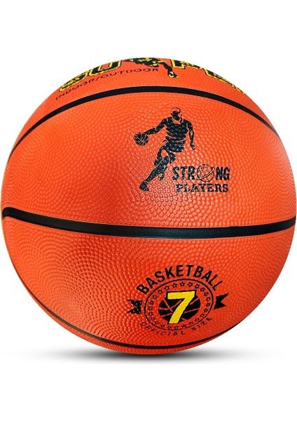 Super 7 Numara Basketbol Topu Basket Topu Turuncu