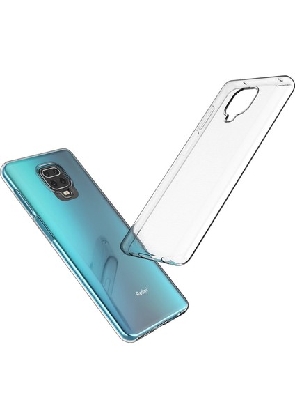 Xiaomi Redmi Note 9s Kılıf Lüx Şeffaf Silikon - Şeffaf