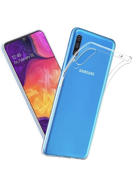 Samsung Galaxy A50 Kılıf Lüx Şeffaf Silikon