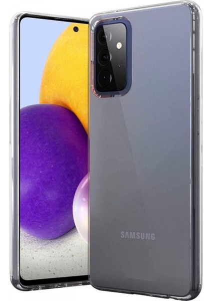 Samsung Galaxy A72 Kılıf Lüx Şeffaf Silikon