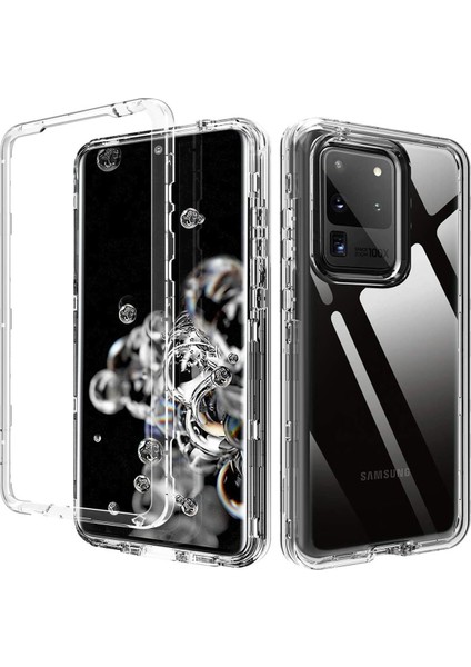 Samsung Galaxy S20 Plus Kılıf Lüx Şeffaf Silikon