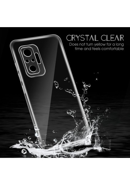 Xiaomi Redmi Note 10 Pro Kılıf Lüx Şeffaf Silikon modelleri