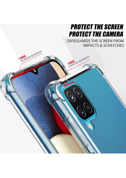 Samsung Galaxy A12 Kılıf Olex Tpu Silikon