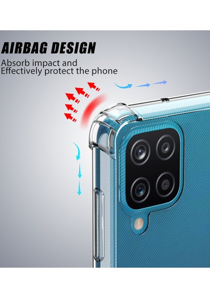 Samsung Galaxy A12 Kılıf Olex Tpu Silikon