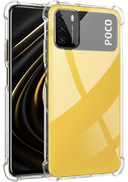 Xiaomi Pocophone M3 Kılıf Olex Tpu Silikon - Şeffaf