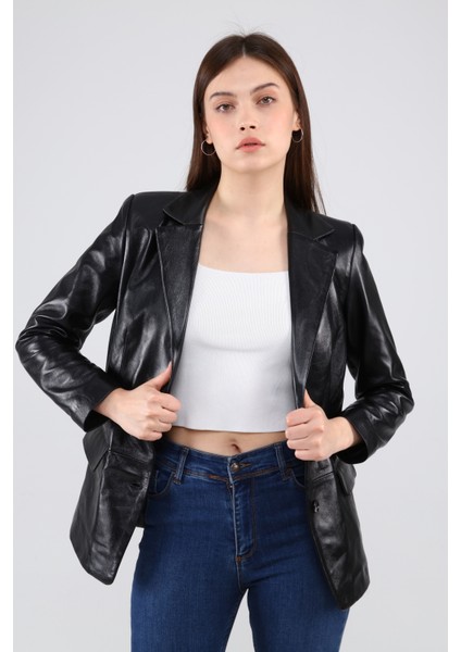 Kadın Deri Blazer Ceket fırsatları