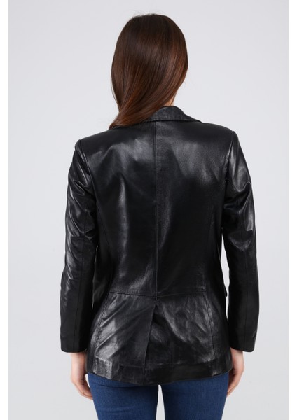 Kadın Deri Blazer Ceket indirimleri