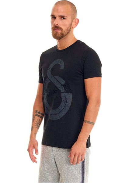 Orijinal Ata Imza T-Shirt Siyah Özel Tasarım Aslan Baskılı Ahşap Kutulu indirimleri