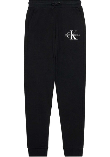 Dar Paça Siyah Erkek Çocuk Eşofman Altı IU0IU00285