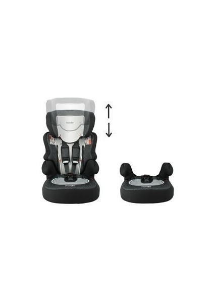 Comfymax Nania Beline 9-36 kg Oto Koltuğu - Black