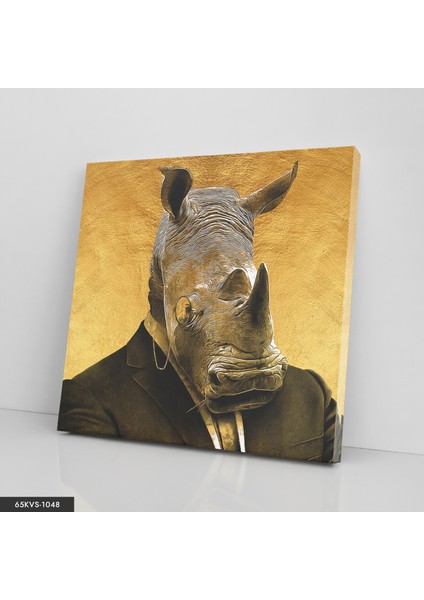 Gold Rino Tek Parça Kare 65 x 65 cm