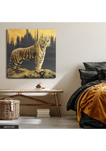 Kaplan Gold Tek Parça Kare 65 x 65 cm