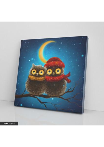 Baykuşlar Tek Parça Kare 65 x 65 cm fiyatları